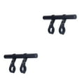 thumbnail image 4 of relayinert Bicycle Handlebar Extender with Double Clamps Front Flashlight Extension Bracket Mounting Rack Adapter Supplies Black Aluminum Alloy 2Set, 4 of 6