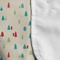 thumbnail image 4 of Trees Microwave Oven Cover, Repeating Pattern of Small Pines Botanical Seasonal, Water Resistant Organizer with Pockets for Kitchen, 36" x 12", Champagne Multicolor, by Ambesonne, 4 of 4