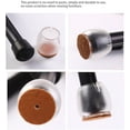 thumbnail image 5 of Protectores de suelo para patas de silla, 16 unidades de protectores de patas de silla de silicona transparente para suelos de madera dura con almohadillas de fieltro, fundas para patas de silla que, 5 of 5