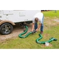 thumbnail image 2 of Lippert Components Sewer Hose 360784 Waste Master; 20 Foot Extended Length; 5 Foot 6 Inch Compressed Length; Green; Vinyl; With Double Female Cam Lock Adapter Kit 363201, 2 of 4