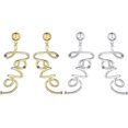 thumbnail image 4 of Fashion Rhinestone English Love Letter Dangle Earrings Ear Stud Jewelry Gift, 4 of 4