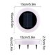 thumbnail image 3 of Solar Floor Lamp Outdoor Garden Lamp Courtyard Stair Villa Buried Lamp Purpose Lamp 2pc, 3 of 9