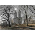 thumbnail image 2 of Frank, Assaf 18x14 White Modern Wood Framed Museum Art Print Titled - Lower Manhattan cityscape from Central park, New York, 2 of 4