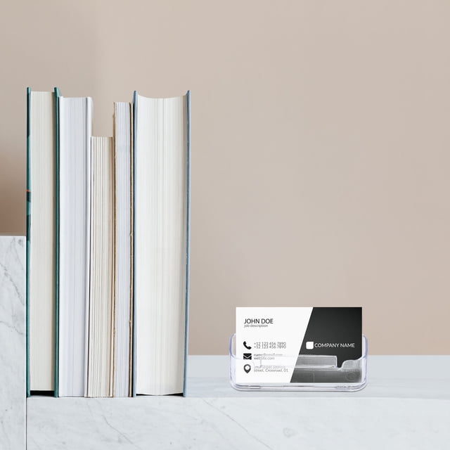 unbranded 1Jgo Estante Y Caja Organizadora Transparente Para Libros Y Archivos De Acrílico Práctico