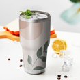 thumbnail image 3 of 30oz Brown Boho Sun, Moon and Plant Pattern Tumblers Stainless Steel Tumbler with Lid and Straw,Vacuum Insulated Double Wall Travel Tumbler Cups Mug with Cleaning Brush for Coffee,Tea, 3 of 7