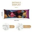 Body Pillow Cover Cartoon BigEyed Dog Cooling Printing Body Pillow