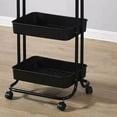 thumbnail image 3 of Tier Utility Rolling Cart,Heavy Duty 3 Tier Rolling Storage Organizer Craft Art Storage Cart Trolley Maximized Efficiency, 3 of 4