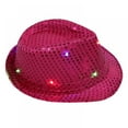 thumbnail image 1 of EIMELI Western Fashion Sequin Fedora Hat, 1 of 6