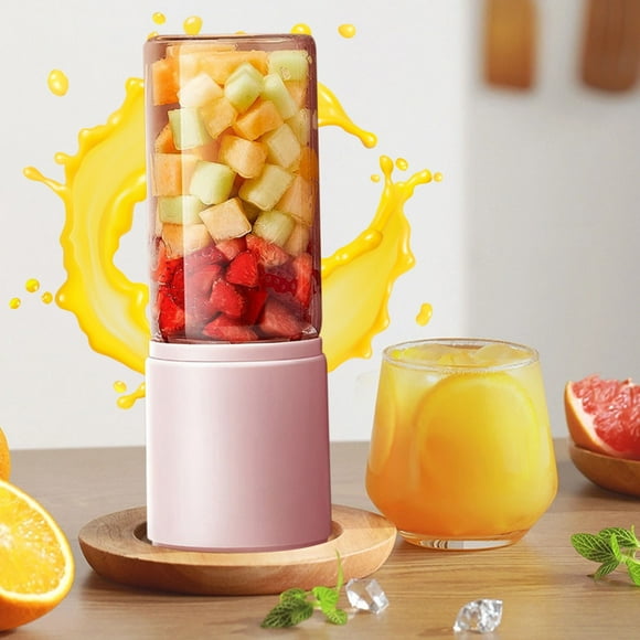 Exprimidor portátil pequeño, recargable, multifuncional, inalámbrico, para el hogar, con forma de vaso