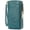 A02 Teal, variant on Women's Wallet Large Capacity Double Zip Ladies Card Phone Holder RFID Blocking Wristlet Leather