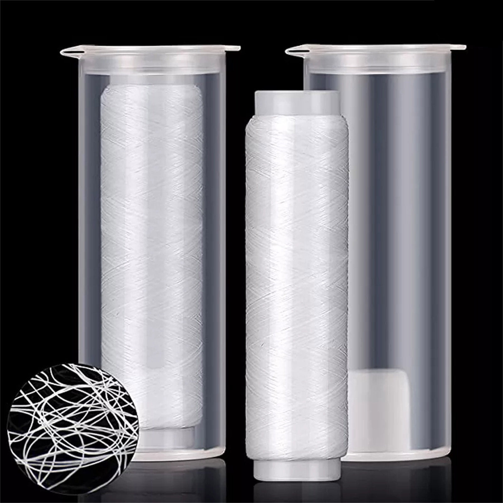 10Pcs Fishing Thread Nylon Elastic Fishing Line Fishing Baits Thread Spool Stretchy Fishing Line Baits Wrap Thread