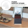 thumbnail image 4 of MasteelfCA 2pcs Acrylic Purse Display Stands Acrylic Wallet Display Rack Holder Handbag Purse Jewelry Stand, 4 of 9