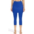 thumbnail image 2 of Gvmfive Women Sports Pants Fake Two Piece Workout Gym Yoga Leggings with Pockets, 2 of 4