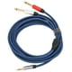 thumbnail image 1 of Cable de Audio Macho de 3,5 mm a Macho dual de 6,35 mm ANGGREK Nylon azul Marino 5 m, 1 of 8
