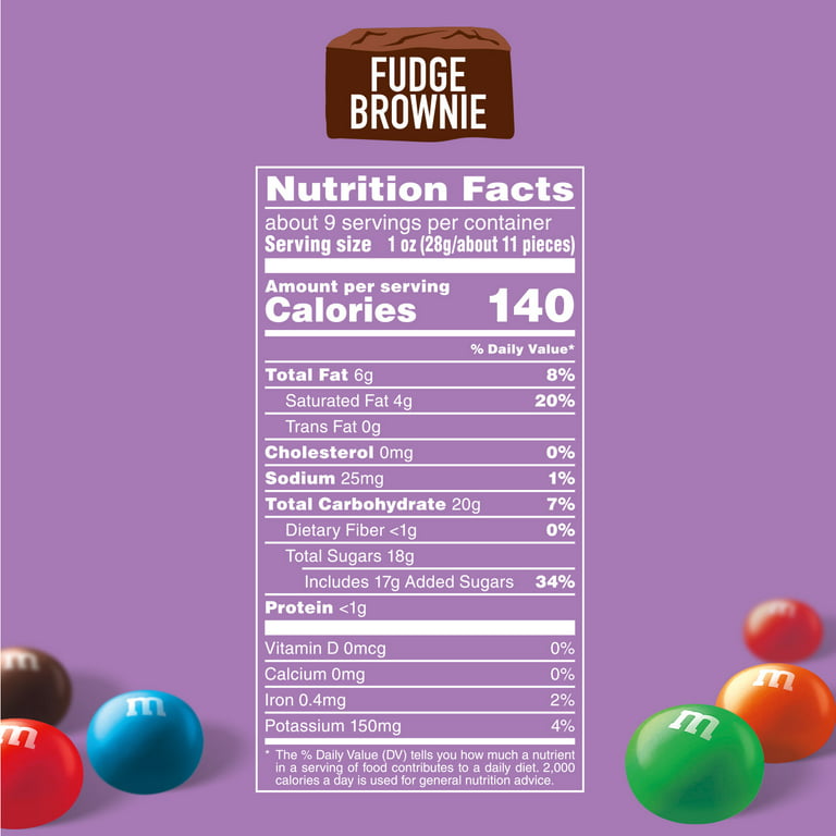 M&M's Fudge Brownie Chocolate Candies, 9.05 oz - Kroger
