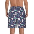 thumbnail image 3 of Kdxio Bamboo Panda Pattern Mens Casual Shorts - Drawstring Summer Beach Sports Shorts for Men, 3 of 9