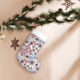 thumbnail image 7 of Honeii Abstract Floral for Christmas Stocking,Large Xmas Stocking,Holiday and Family Stocking for Fireplace Christmas Holiday Party Decoration, 7 of 7