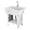 White, variant on Wliqien Plastic Laundry Sink, Utility Sink Laundry Tub, Portable Hand Wash Station, Outdoor Sink with Hose Hook Up, Freestanding Laundry Sink with Removable Washboard, for Washing Room, Backyard