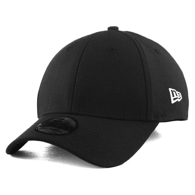 Gorra New Era 39THIRTY Ajustada Negra Talla Mediana