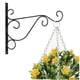 thumbnail image 1 of Ganchos colgantes de plantas Ganchos decorativos de pared de hierro Eccomum Negro/L, 1 of 5
