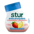 thumbnail image 3 of (4 pack) Stur Electrolytes Strawberry Lemonade Drink Mix, Liquid Water Enhancer, Sugar-Free, 1.62oz, 3 of 16