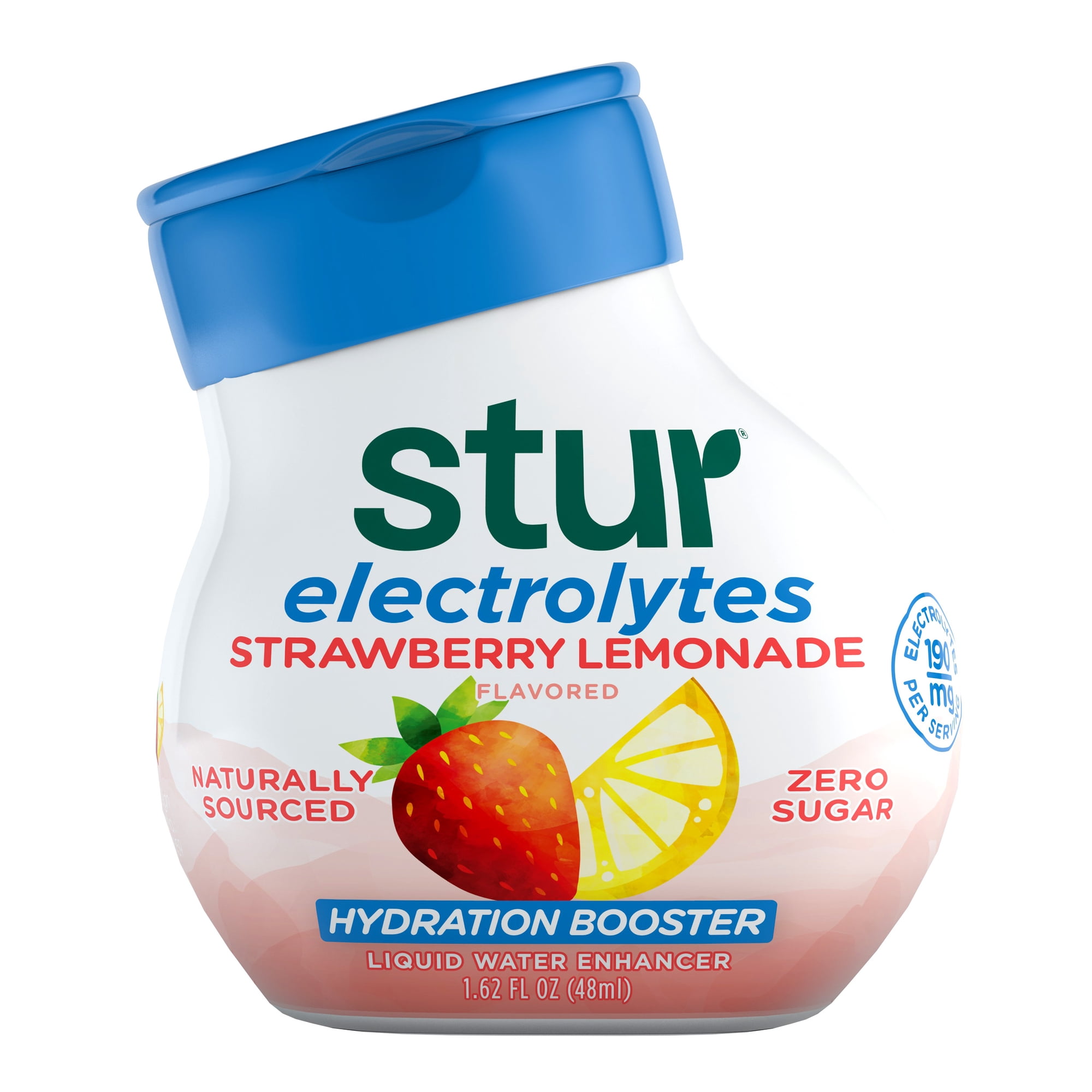 Stur Electrolytes Strawberry Lemonade Drink Mix, Liquid Water Enhancer, Sugar-Free, 1.62oz