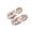 Beige, variant on Sparkle Princess Mary Jane Ballet for Girls Hook and Loop Strap Close Toe Pearl Crystal Bow Spring Summer Dressy Casual Shoes
