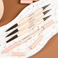 thumbnail image 3 of SharkTRUE Double-headed Eyebrow Pencil Ultral-fine Triangle Pen High Pigmemt Not-smudg., 3 of 8