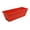 Brick Red, variant on Selrti Rectangular Planter, Large Plant Pot with Drainage Holes, Long Planter Box with Saucer for Windowsill, Vegetables