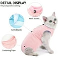 thumbnail image 3 of Cat Recovery Suit Soft Fabric, Prevent Licking & Scratching, Multiple Sizes, for Male & Female Cats, 3 of 3