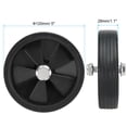 thumbnail image 2 of Unique Bargains 5" Universal Air Compressor Wheel with 0.5" Hole for Easy Mobility, Black, 2 of 5