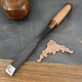 thumbnail image 3 of 4PCS Wood Applique Onlay: Decorative Wood Applique DIY Wooden Carved Corner Unpainted Carving Decal for Furniture Wall Cupboard Bed Cabinet, 3 of 3