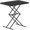 Black, variant on Small Folding Table Quick Adjust 3 Heights, TV Tray, Dining