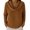 Brown, variant on Lightweight Cowl Neck Sweater for Women Loose Fit Long Sleeve Pullover Knit Top Perfect for Layering