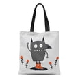 thumbnail image 1 of NUDECOR Sac en Toile Réutilisable Sac de Courses Personnage Monstre Mignon Bon Sac, 1 of 1