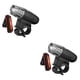 thumbnail image 1 of Soidarity USB recargable LED bicicleta faro ciclo bicicleta delantera trasera luz trasera Negro con luz trasera 2piezas Soidarity CBP156991, 1 of 6