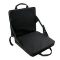 thumbnail image 3 of Lipstore Folding Seat Chair Pad for Camping Bleacher Stadium Flat Black, 3 of 8