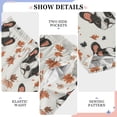 thumbnail image 4 of Wobogo Autumn Bostons Dog Long Pajama Pants Bottoms Soft Sleepwear with Pockets, 4 of 9