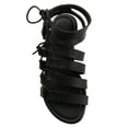 thumbnail image 5 of Women's Caged Faux Leather Strappy Gladiator Sandals, 5 of 8