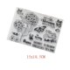 thumbnail image 3 of Sello de silicona transparente con diseño de flores para manualidades, para álbumes de recortes, decoración y repujado., 3 of 5