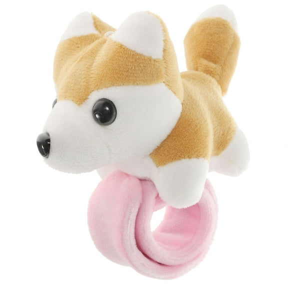 PAMINGONO Yellow Plush Slap Bracelet 24x6 8in for Kids Wrist Decoration Party Favors