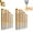 2 PCS, variant on Twist Drill Bit Set,6PCS Multi Material Spiral Side Cutting Titanium Coated Set,High-Speed Steel Sawtooth Bits for Wood Metal Plastic Hole