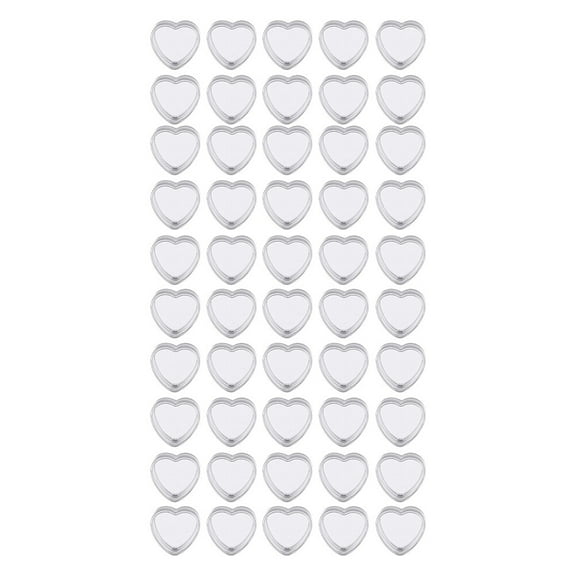 50 Pcs Eye Shadow Storage Box Makeup Palette Small Organizer Container with Lid Cream Travel