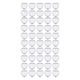 thumbnail image 1 of WORGEOUS 50pcs 4g de crema de forma de corazón contenedores vacíos macetas de almacenamiento cosmético con cubierta, 1 of 8