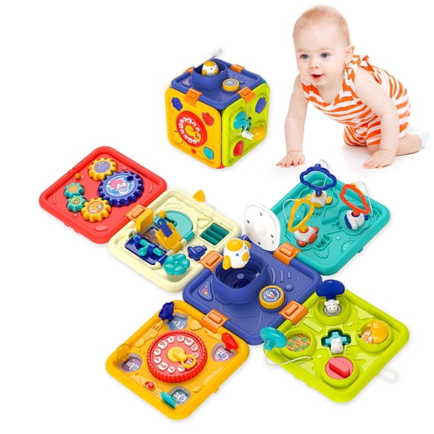 Juguetes sensoriales educativos Montessori Busy Board WIIBAAHO de 1 a 2 años