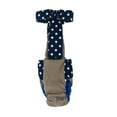 thumbnail image 3 of Barkertime Blue Polka Dot on Brown Dog Diaper Overall, 3 of 10
