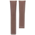 thumbnail image 2 of 19MM LEATHER BAND SMOOTH STRAP DEPLOYMENT CLASP FOR TAG HEUER CARRERA TAN WS, 2 of 2
