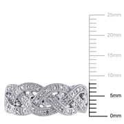 Everly Womens Diamond Sterling Silver Ring