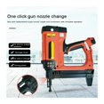 thumbnail image 2 of Pneumatic Nail Gun Recharable Lithium Battery Nail Gun Wood Working Steel Nailer Stapler Electric Nail Gun, 2 of 3