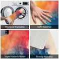 thumbnail image 2 of colorful powder Rugs Washable Cover Floor Rug Carpets Home Decorations for Bathroom Kitchen Bedroom Indoor 31.5x20 inch, 2 of 6